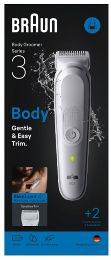 Тример для тіла (бодігрумер) Braun Body Groomer Series 3 BG3500 - 3