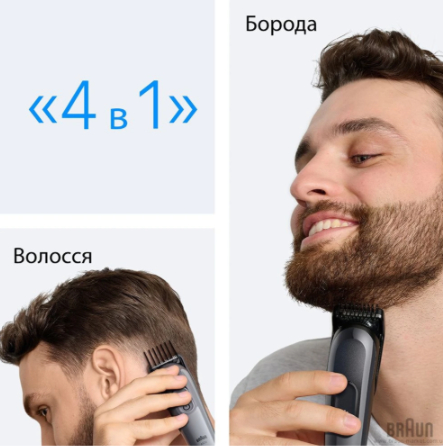 Тример BRAUN All-in-One Series 3 AIO3500 (80789918) - 5