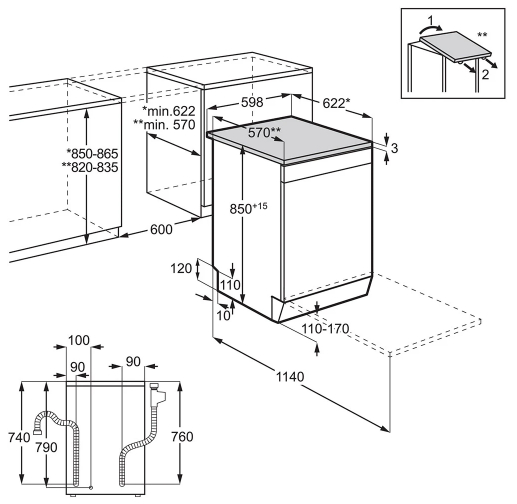 Посудомийна машина Electrolux ESM48310SW - 4