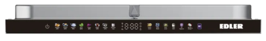 Посудомийна машина Edler EBD-6030PDHS - 4