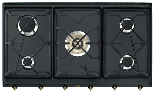 Газова варильна поверхня SMEG SRV896AOGH - 1