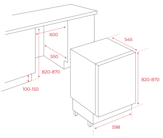 Вбудована морозильна камера Teka RSF 41150 BU (113510000) - 2