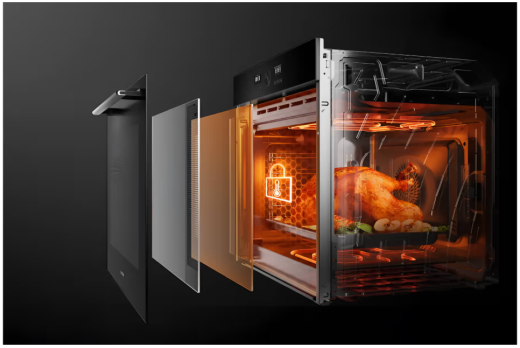 Духовой шкаф электрический Interline OEG 734 ETD BA - 4