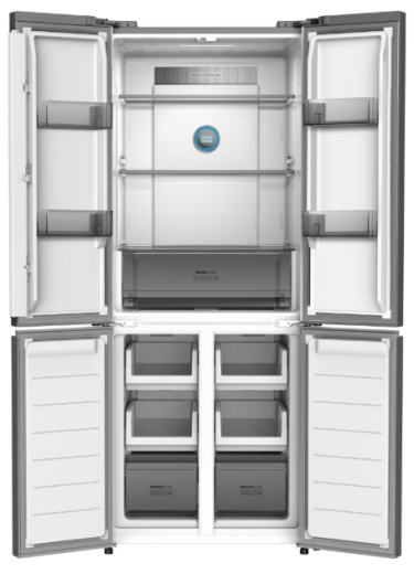 Холодильник з морозильною камерою Edler ED-413ISSD - 2