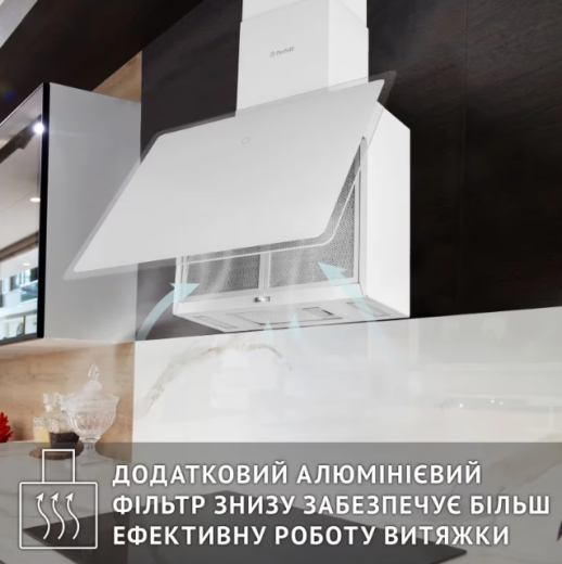 Витяжка похила Perfelli RIVA BIANCA - 5