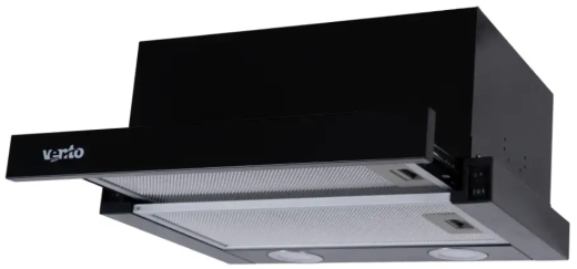 Витяжка телескопічна Ventolux GARDA 45 BK (700) LED - 2