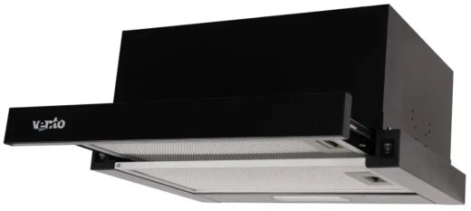 Витяжка телескопічна Ventolux GARDA 45 BK (700) LED 2S - 2