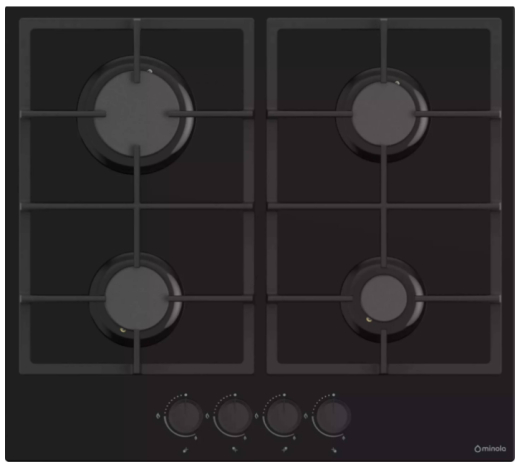 Газова варильна поверхня Minola MGG 614202 BL - 1