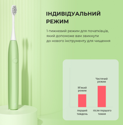 Електрична зубна щітка Oclean Endurance Color Edition Green (6970810552447) - 2