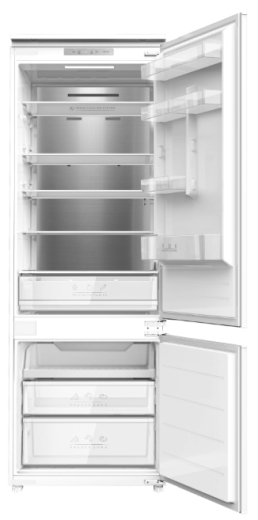 Холодильник з морозильною камерою Interline RWF 793 EMI WD - 2