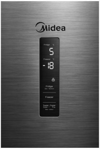 Холодильник з морозильною камерою Midea MDRB521MIE46OD - 4