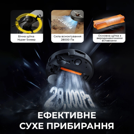 Робот-пилосос з вологим прибиранням Deerma DEM-X90ULTRA - 3