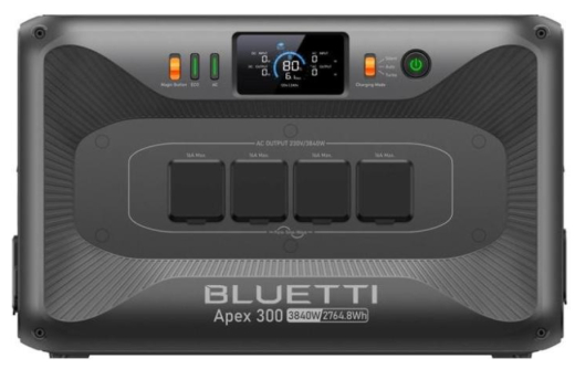 Зарядна станція Bluetti Apex 300, 3840 Вт, 2764,8 Вт·год - 5