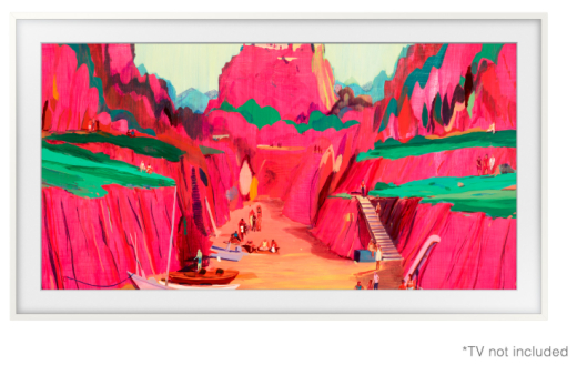 Змінна рамка Samsung для ТВ 75" The Frame 2025 White (VG-SCFF75WTBRU) - 1