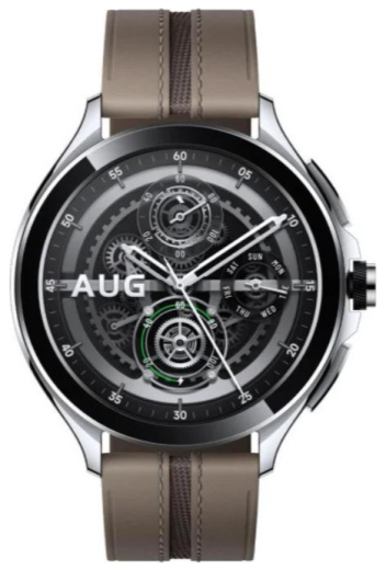 Смарт-годинник Xiaomi Watch 2 Pro Bluetooth Silver Case with Brown Leather Strap (BHR7216GL) - 2