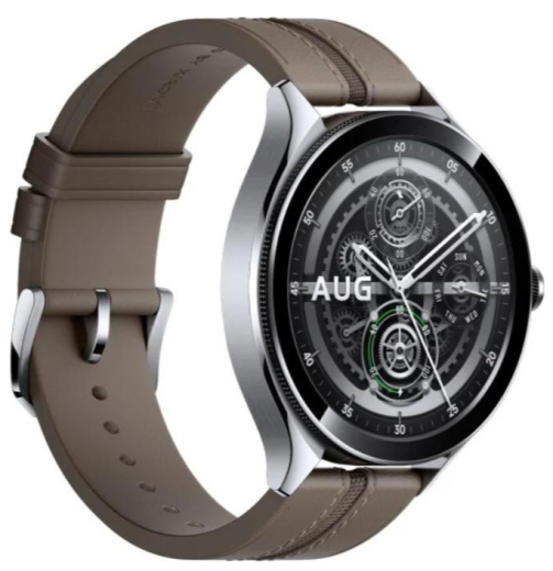 Смарт-годинник Xiaomi Watch 2 Pro Bluetooth Silver Case with Brown Leather Strap (BHR7216GL) - 3