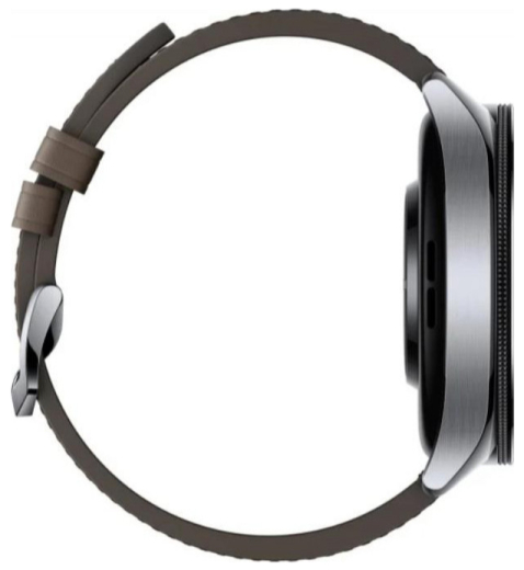 Смарт-годинник Xiaomi Watch 2 Pro Bluetooth Silver Case with Brown Leather Strap (BHR7216GL) - 6