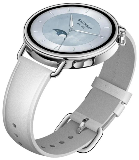 Смарт-часы Xiaomi Watch S4 41mm Leather Strap White (BHR07VUGL) - 3