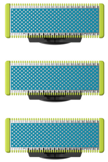 Сменные лезвия для бритвы Philips OneBlade QP235/50 (3 шт) для сверхчувствительной кожи - 1