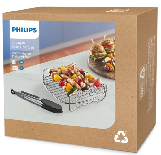 Дворівневі грати для мультипечі Philips HD9920/00 - 9