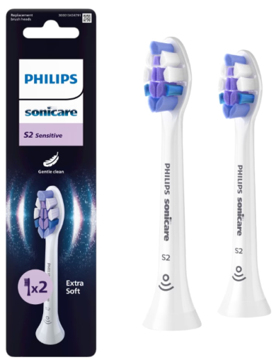 Насадка для електричної зубної щітки Philips Sonicare S2 Sensitive White HX6052/87 - 1