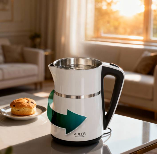 Електрочайник Adler AD 1355 white - 11
