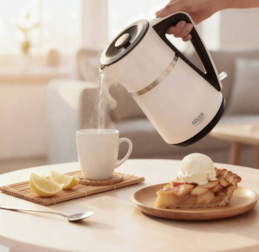 Електрочайник Adler AD 1355 white - 12