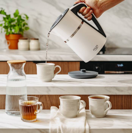 Електрочайник Adler AD 1355 white - 8