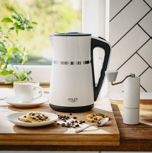Електрочайник Adler AD 1355 white - 9