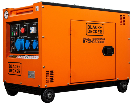 Дизельный генератор Black+Decker BXGND6300E - 2
