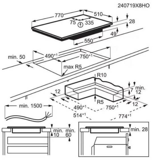 Індукційна варильна поверхня AEG TI84IB10IT - 5