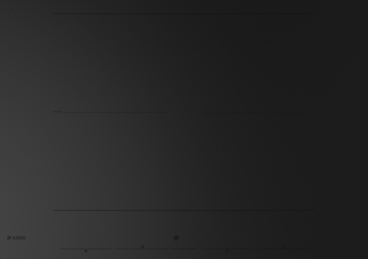 Індукційна варильна поверхня Asko HID754MFC - 2