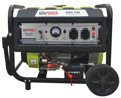 Бензиновий генератор Genpower GBG 50E - 1