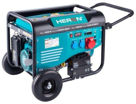 Бензиновий генератор Heron 5,5HP 2,3kVA (8896111) - 3