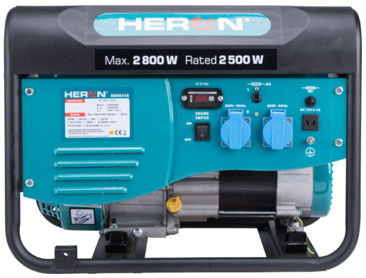Бензиновий генератор Heron 6,5HP 2,8kW (8896416) - 2