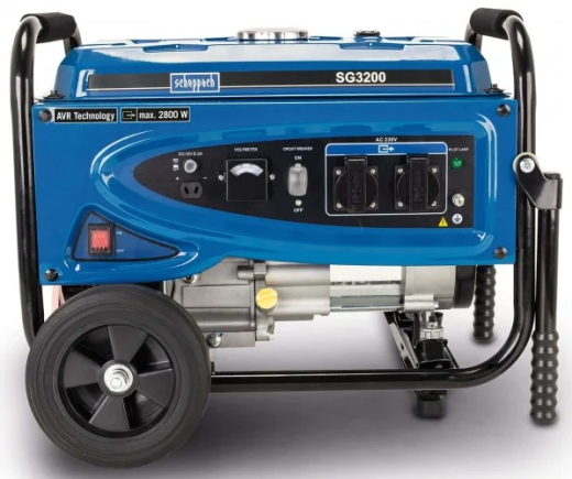 Бензиновый генератор Scheppach SG3200 2.8кВт - 2
