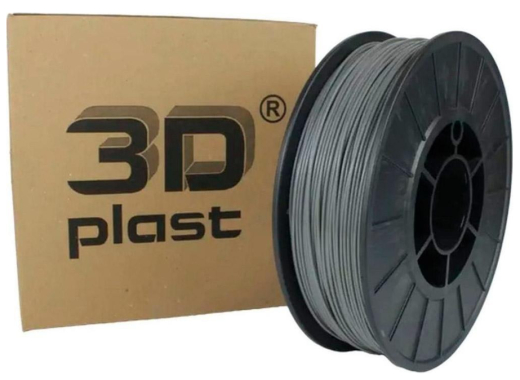 Філамент 3Dplast PETG 1.75mm 0.85kg gray (3DPTG17508GRE) - 1
