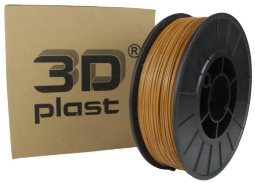 Філамент 3Dplast PLA 1.75mm 0.85kg coyote (3DPLA17508KYT) - 1