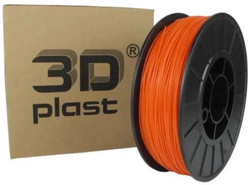 Філамент 3Dplast PLA 1.75mm 0.85kg orange (3DPLA17508OR) - 1