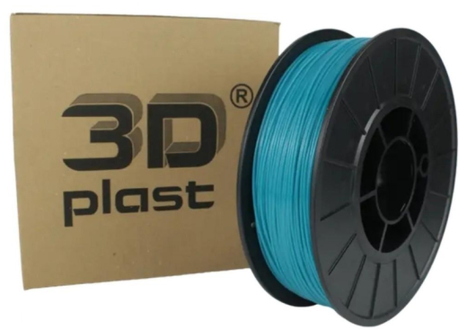 Філамент 3Dplast PLA 1.75mm 0.85kg turquoise (3DPLA17508BRZ) - 1