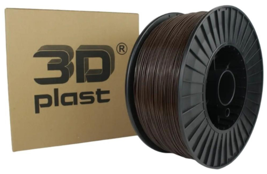 Філамент 3Dplast PLA 1.75mm 3kg brown (3DPLA1753BRWN) - 1