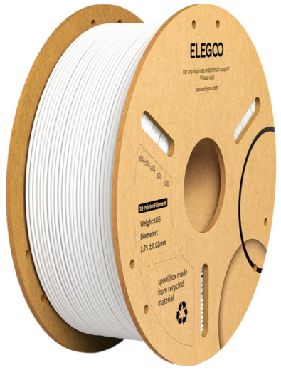 Філамент ELEGOO PLA Plus 1.75мм, 1кг, white (50.203.0049) - 1