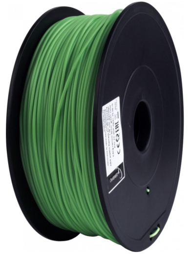 Філамент Gembird ABS, 1.75 мм, 0.6 kg, green (3DP-ABS1.75-02-G) - 1