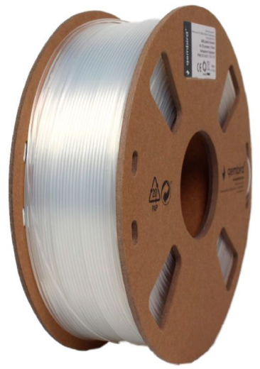 Філамент Gembird ABS, 1.75 мм, 1kg, transparent (3DP-ABS1.75-01-TR) - 1