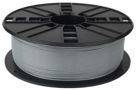 Філамент Gembird PLA 1.75mm 1kg Grey (3DP-PLA1.75-01-GR) - 1