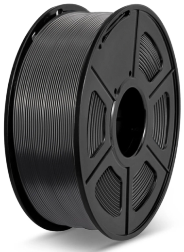 Філамент Sunlu PLA-пластик для 3D-принтера 1.75mm 1кг Чорний - 1