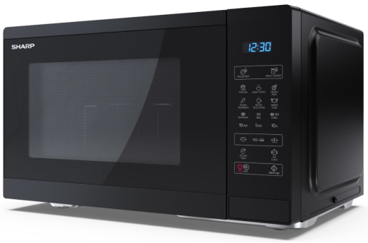 Мікрохвильовка з грилем Sharp YC-MG252AE-B - 3