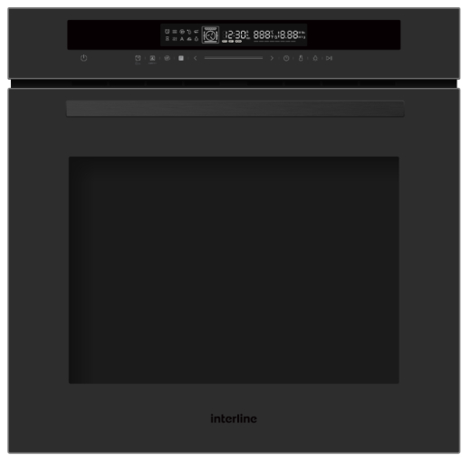 Духовка електрична Interline OEG 935 STG BA Pure Black - 1