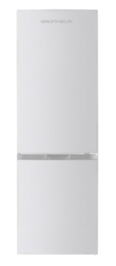 Холодильник з морозильною камерою Grunhelm BRH-N186EI68-W - 1