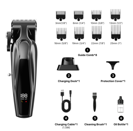 Машинка для стрижки Grunhelm GHC205U - 9